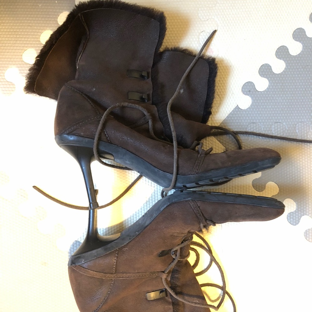 Gucci Half Boot With Lambskin Lining